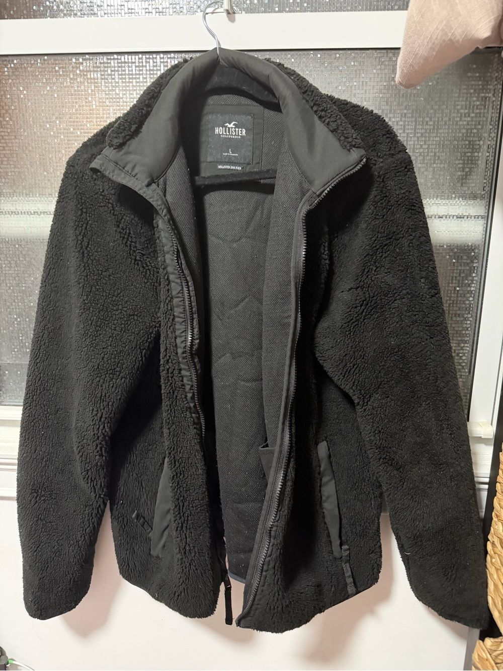 Hollister Black Fleece-Lined Jacket